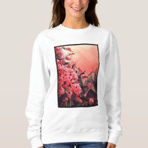 Cherry blossom landscape sweatshirt