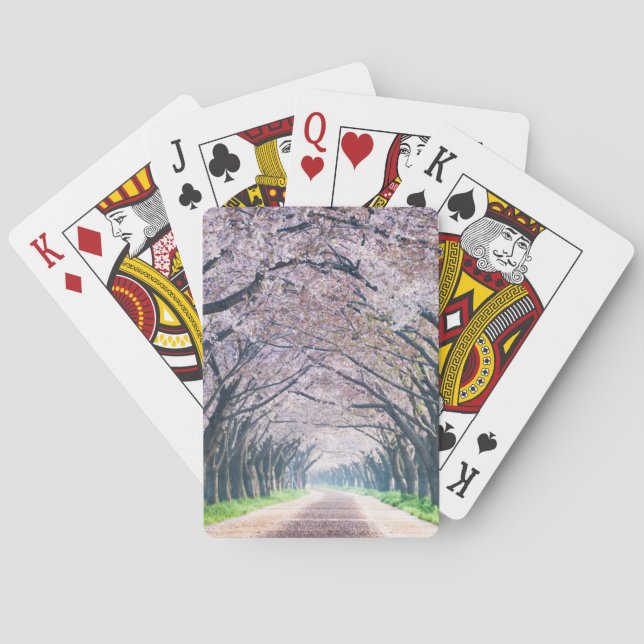 Cherry Blossom Lane Playing Cards (Back)