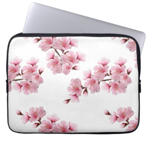 Cherry blossom laptop sleeve