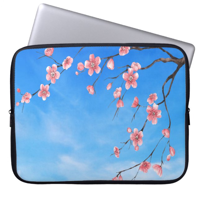 Cherry Blossom Laptop Sleeve (Front)