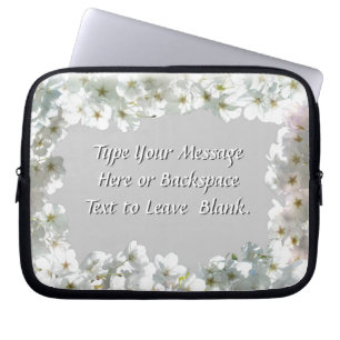 Cherry Blossom Laptop Sleeve Personalized Sleeve