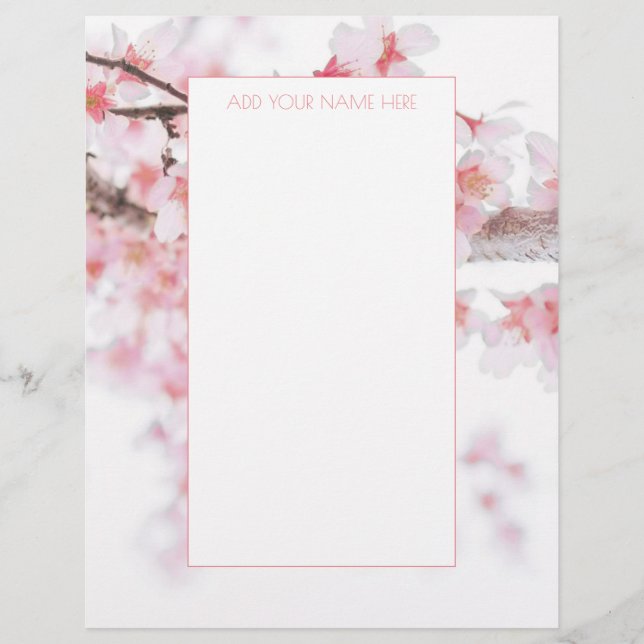 CHERRY BLOSSOM LETTERHEAD (Front)