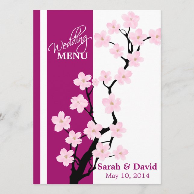 Cherry Blossom | Menu Card (Front)