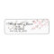 Cherry Blossom Monogram Return Address Labels