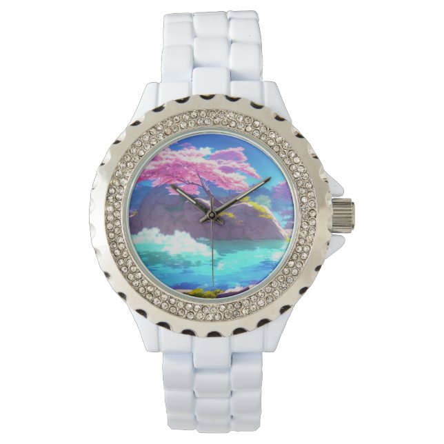 Cherry Blossom Mountain Watch (Front)