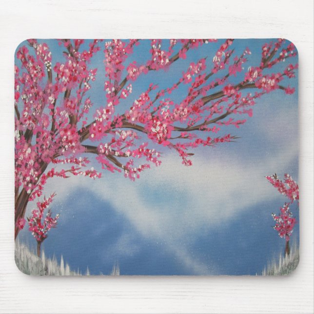 Cherry Blossom Mouse Pad (Front)
