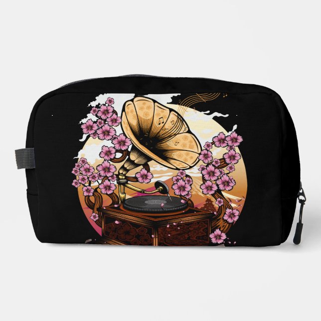 Cherry Blossom Musical Dopp Kit (Front)