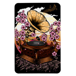 Cherry Blossom Musical Magnet