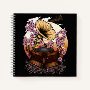 Cherry Blossom Musical Notebook