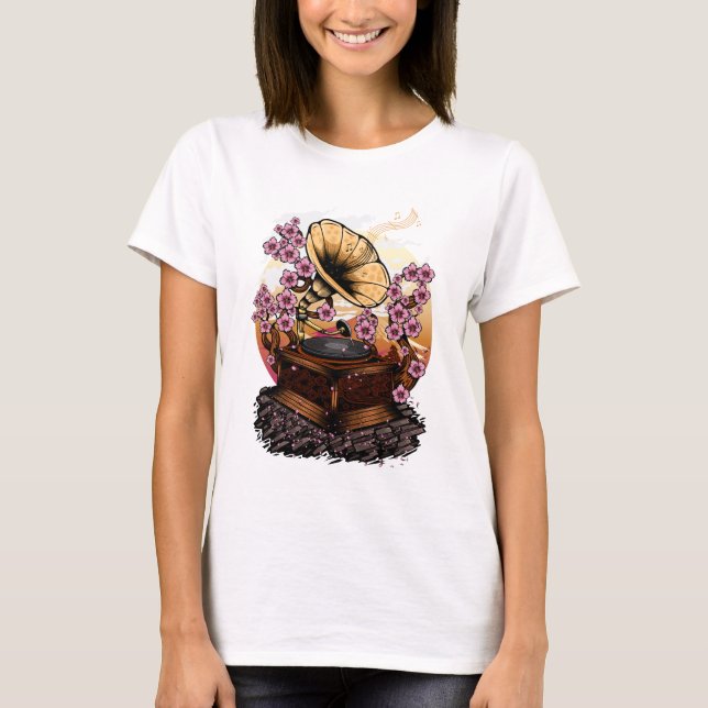 Cherry Blossom Musical T-Shirt (Front)
