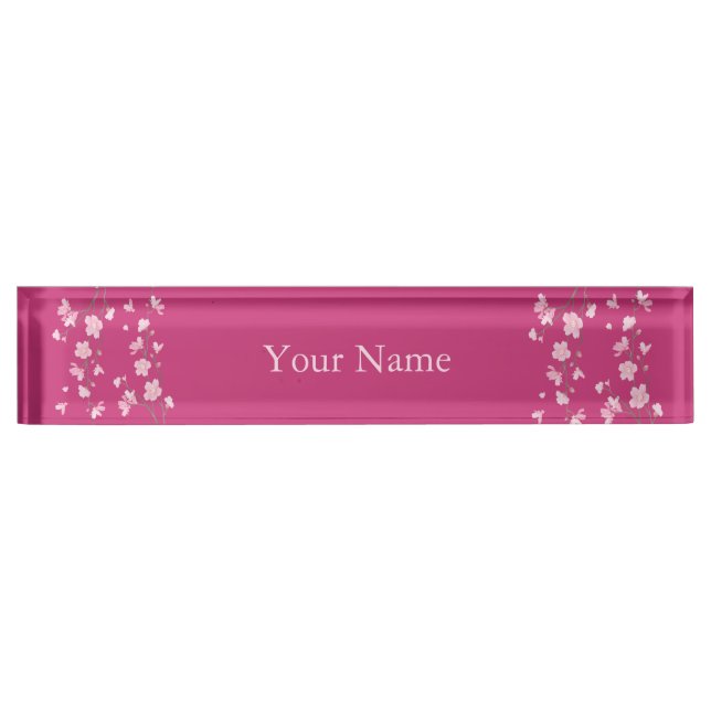 Cherry Blossom Nameplate (Front)