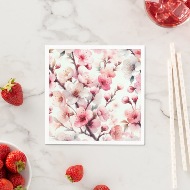 Cherry Blossom Napkin (Insitu)