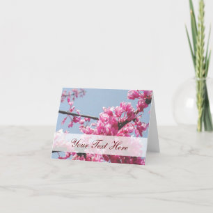 Cherry Blossom Note Card (Customizable)
