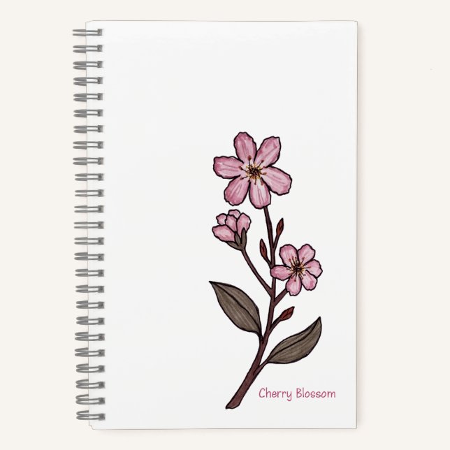 Cherry Blossom Notebook (Front)