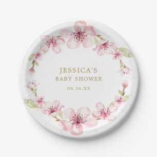 Cherry Blossom Paper Plates