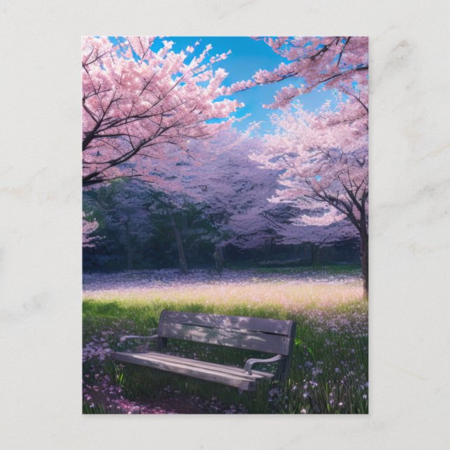 Cherry Blossom Park Postcard (Front)
