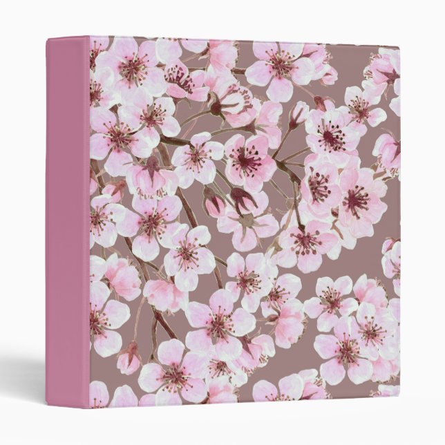 Cherry blossom pattern binder (Front/Spine)