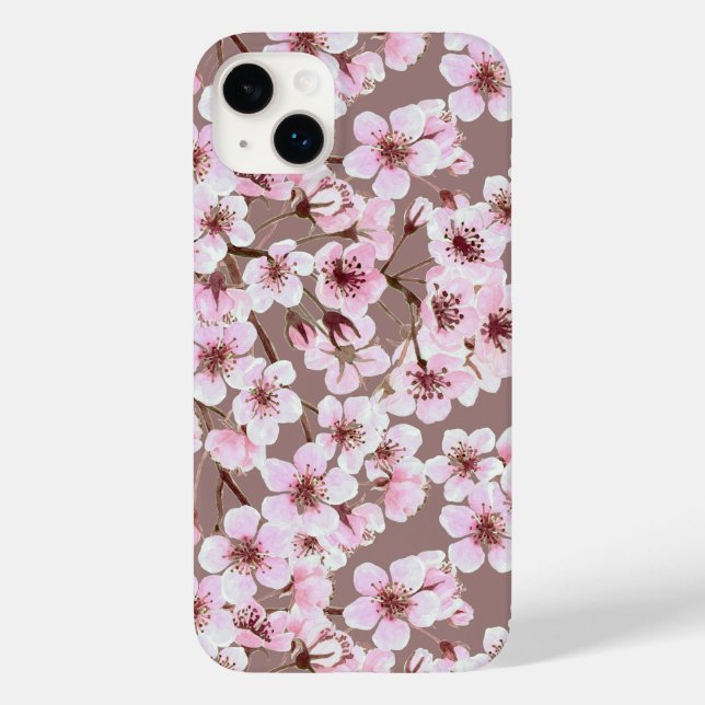 Cherry blossom pattern Case-Mate iPhone case (Back)