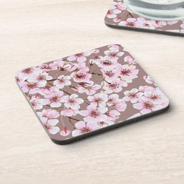 Cherry blossom pattern coaster (Left Side)