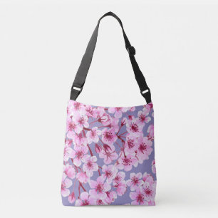 Cherry blossom pattern crossbody bag