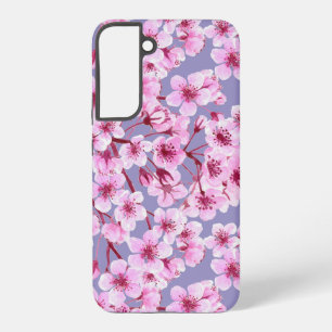 Cherry blossom pattern samsung galaxy case