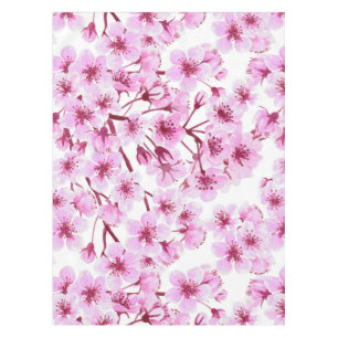 Cherry blossom pattern tablecloth