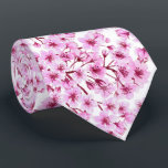 Cherry blossom pattern tie<br><div class="desc">Watercolor seamless pattern made of cherry blossom branches.</div>