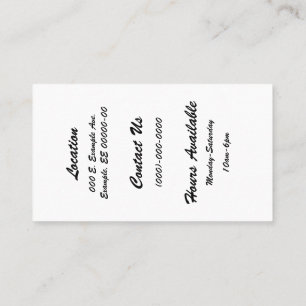 Cherry Blossom Personalized Local Business Card