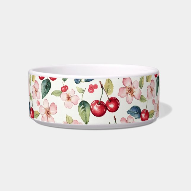 Cherry Blossom Pet Bowl (Front)