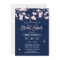 Cherry Blossom Pink Floral Navy Bridal Shower