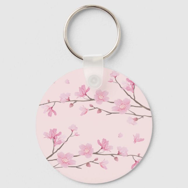 Cherry Blossom - Pink Keychain (Front)