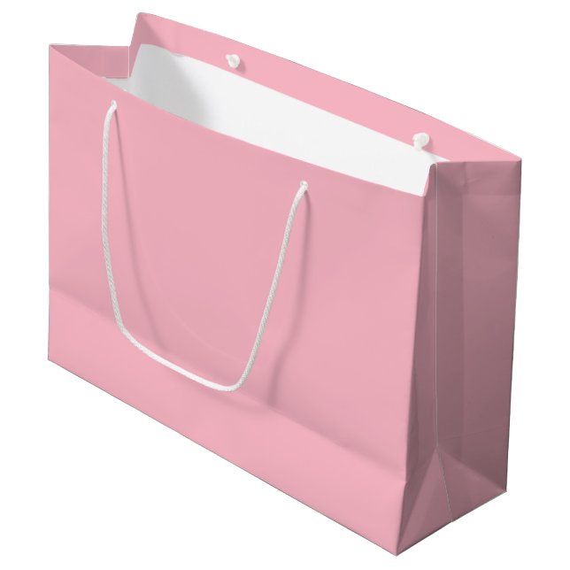 Cherry Blossom Pink Large Gift Bag (Front Angled)