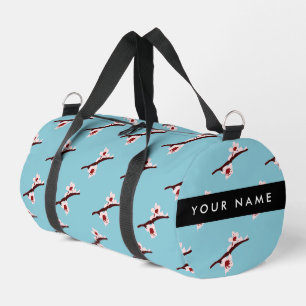 Cherry Blossom, Pink Sakura, Your Name Duffle Bag
