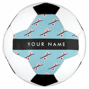 Cherry Blossom, Pink Sakura, Your Name Soccer Ball