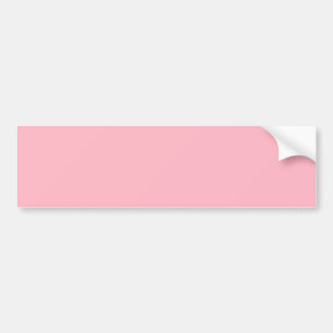 Cherry Blossom Pink Solid Colour Bumper Sticker