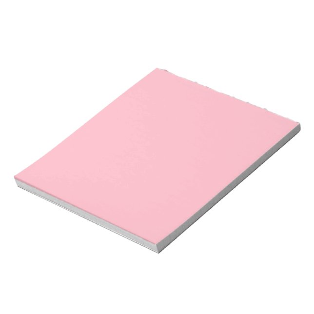 Cherry Blossom Pink Solid Colour Notepad (Rotated)