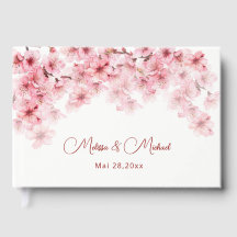 Cherry Blossom Pink White Wedding