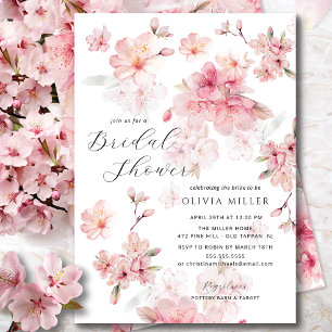 Cherry Blossom Plaisir Bridal Shower Invitations