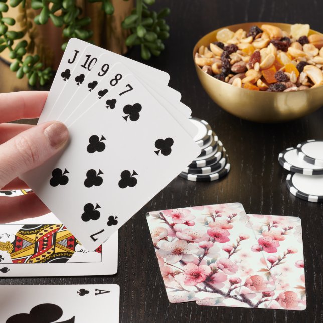 Cherry Blossom Playing Cards (In Situ)
