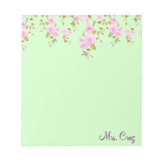 Cherry Blossom Pretty Custom  Notepad