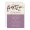 Cherry Blossom Quinceanera Invitation (purple)
