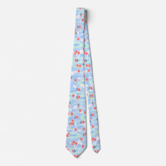 Cherry Blossom Rainstorm Tie