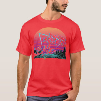 Cherry Blossom Retro  T-Shirt