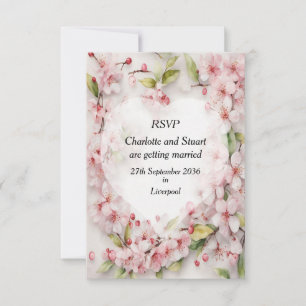Cherry Blossom RSVP Card