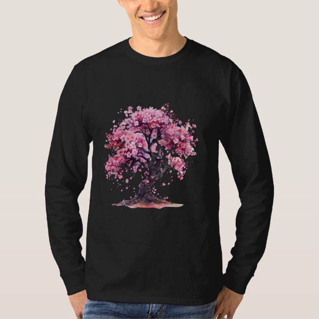 Cherry Blossom Sakura Cherry Blossom Sakura Tree A T-Shirt (Front)