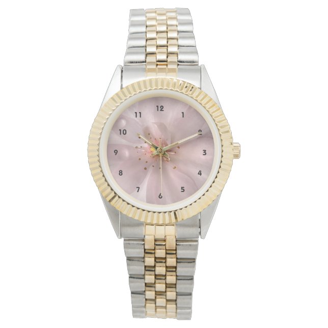Cherry Blossom Sakura Flower Watch (Front)