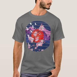 Cherry Blossom Sakura  Graphic Art, Japanese Cultu T-Shirt