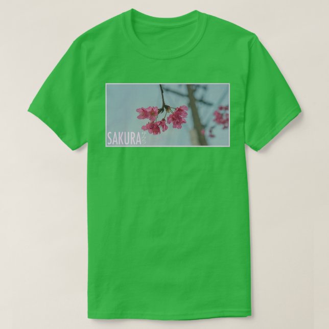 Cherry Blossom Sakura Graphic  T-Shirt (Design Front)