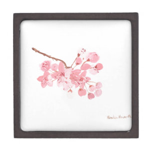Cherry blossom Sakura Japanese flowers Asian Jewelry Box