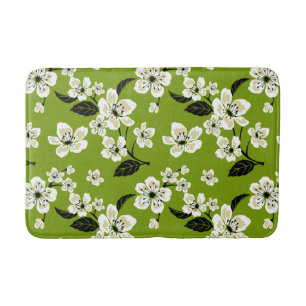 CHERRY BLOSSOM - SAKURA (MATCHA GREEN) BATH MAT